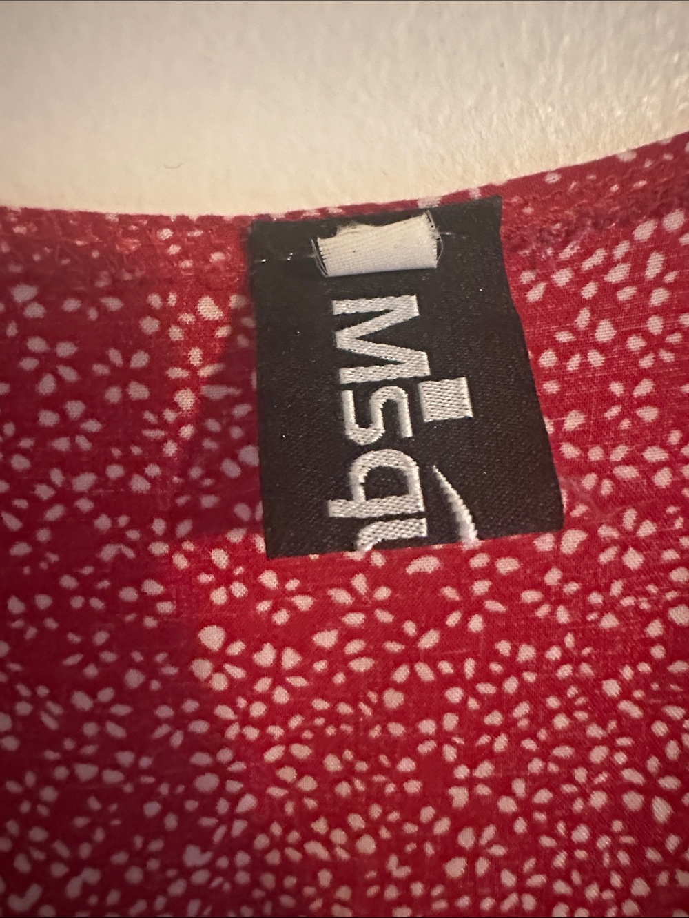 Crimson Floral High-Low Wrap Dress - Picture 2 of 8